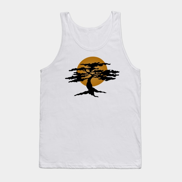 Bonsai Sunset Tank Top by brihana25